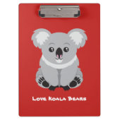 Love Koala Beren Klembord (Voorkant)