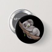 Love Koala Beren Ronde Button 5,7 Cm (Voorkant /achterkant)