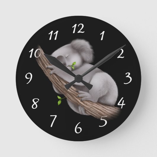 Love Koala Beren Ronde Klok (Voorkant)