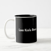 Love Koala Beren  Tweekleurige Koffiemok (Links)