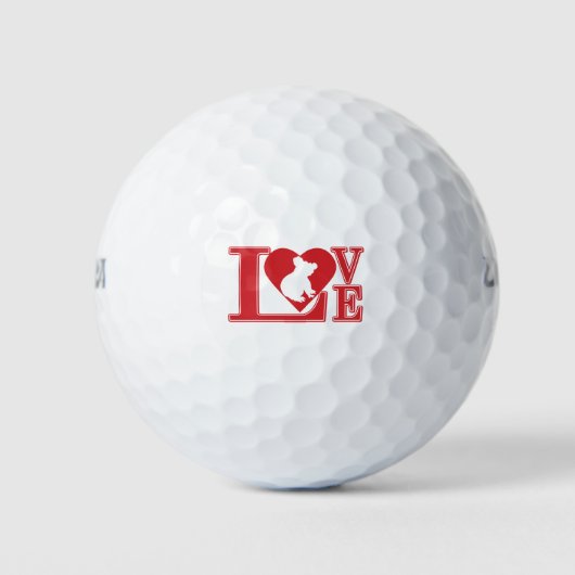 Love-Koala- Golfballen (Voorkant)