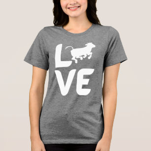 LOVE Koe Vrouwen T-shirt – Schattige Boerderijdier