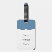 Love komt bij Miss Lucas Bagagelabel (Achterkant verticaal)