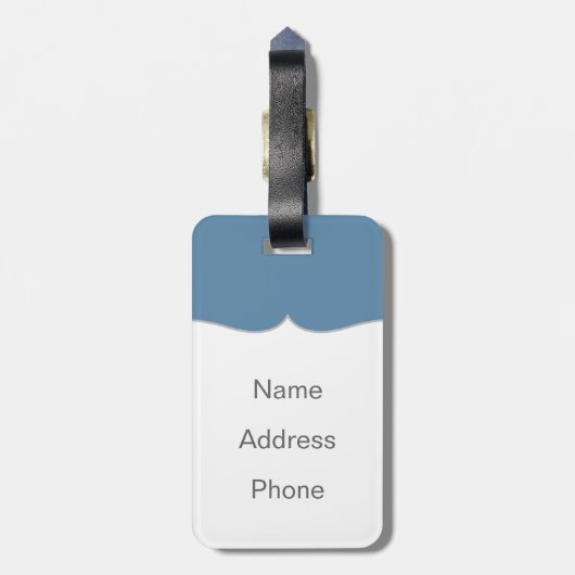 Love komt bij Miss Lucas Bagagelabel (Achterkant verticaal)