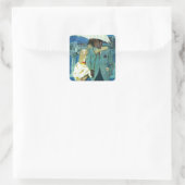 Love komt bij Miss Lucas Vierkante Sticker (Tas)