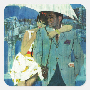 Love komt bij Miss Lucas Vierkante Sticker