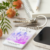 *~* "LOVE" Kristallen Evenementen Bruiloften SWAG Sleutelhanger (Voorkant Rechts)