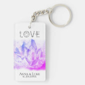 *~* "LOVE" Kristallen Evenementen Bruiloften SWAG Sleutelhanger (achterkant)