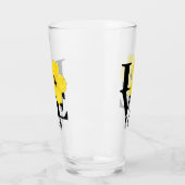 LOVE Kula Yellow Hibiscus Glas (Links)