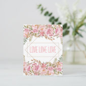 LOVE - Kunst voor een goed doel - Wenskaart Bedankkaart (Staand voorkant)