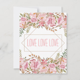 LOVE - Kunst voor een goed doel - Wenskaart Bedankkaart