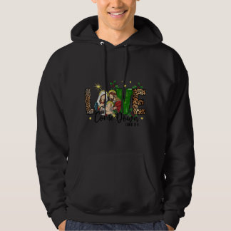 Love kwam neer op Christelijke nativiteitsscène in Hoodie
