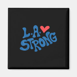 Love La Heart Los Angeles Sterk Ondersteunend Magneet