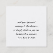 LOVE LABEL schattig vet zwart wit borstel geletter (Achterkant)