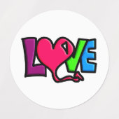 Love labels (Design 2)