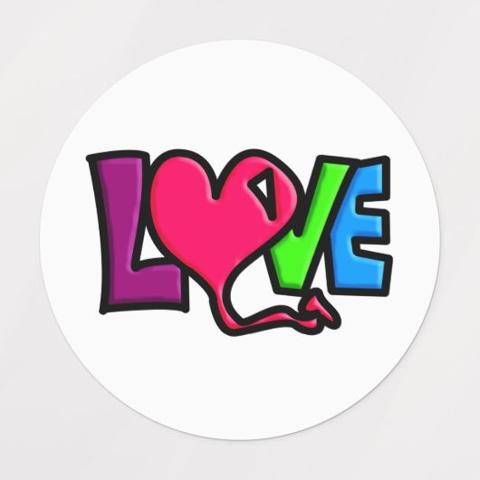 Love labels (Design 2)