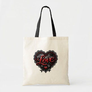 Love Lace Heart Tas