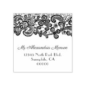 Love Lace return address stamp Rubberstempel (Afrduk)