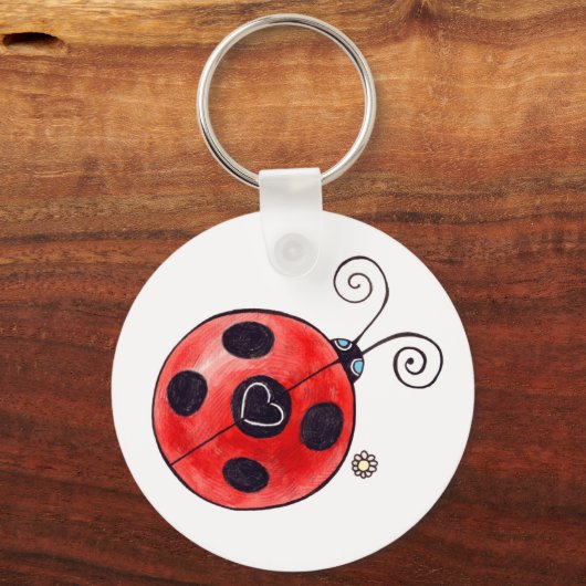 Love Ladybug Sleutelhanger (Voorkant)