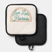 Love Lake Hacienda Pot Holder Pannenlap (Voorkant / Achterkant)