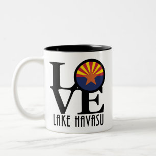 LOVE Lake Havasu 11oz Tweekleurige Koffiemok