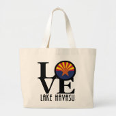 LOVE Lake Havasu Grote Tote Bag (Voorkant)