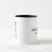 LOVE LAKE LIFE aangepaste naam meer Mok (Midden)