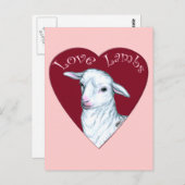 Love Lambs Briefkaart (Voorkant / Achterkant)