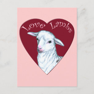 Love Lambs Briefkaart