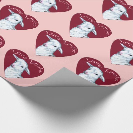 Love Lambs Cadeaupapier (Hoek)