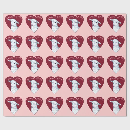 Love Lambs Cadeaupapier (Vlak)