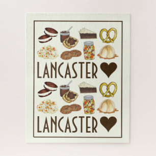 Love Lancaster PA Pennsylvania Dutch Amish Foods Legpuzzel