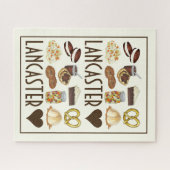 Love Lancaster PA Pennsylvania Dutch Amish Foods Legpuzzel (Horizontaal)