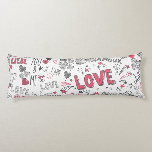 Love Language Lichaamskussen (Achterkant)