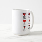 Love Languages Mug Koffiemok (Voorkant rechts)