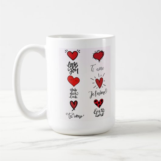 Love Languages Mug Koffiemok (Links)