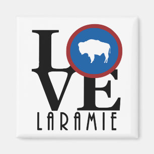 LOVE Laramie Wyoming Magneet