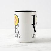 LOVE Las Cruces 15oz Tweekleurige Koffiemok (Center)