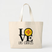 LOVE Las Cruces NM Grote Tote Bag (Voorkant)