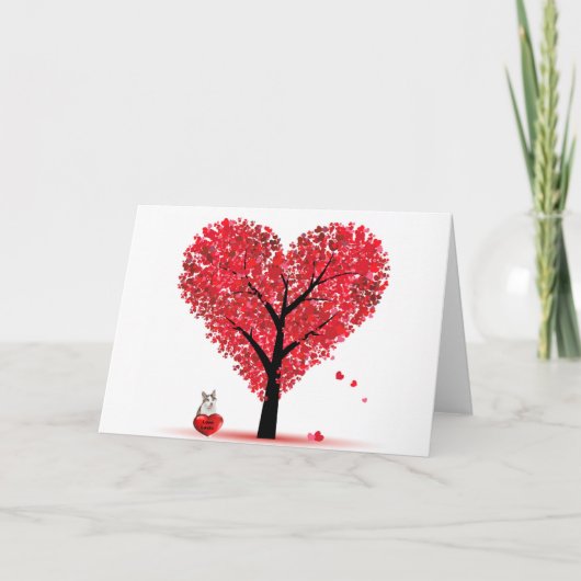 Love Lasts Feestdagen Kaart (Voorkant)