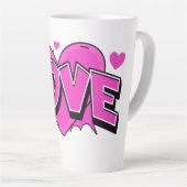 LOVE lattemok Latte Mok (Rechterhoek)