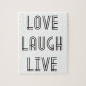 Love Laugh Live Legpuzzel (Verticaal)