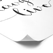 Love Laugh Live Poster (Hoek)