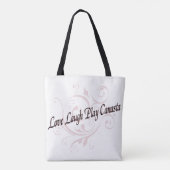 Love Laugh Play Canasta Tote Bag (Achterkant)