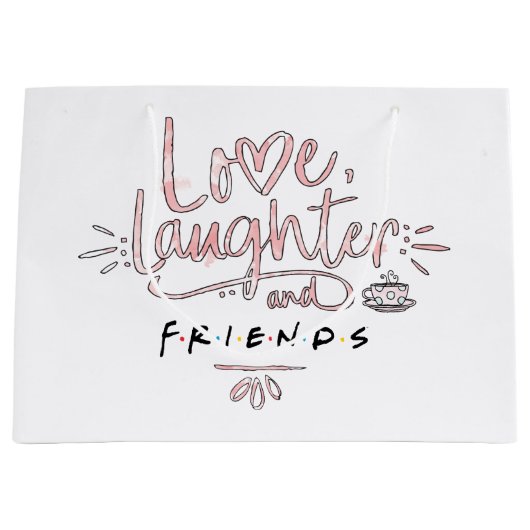 Love, Laughter and FRIENDS™ Groot Cadeauzakje (Voorkant)