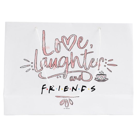 Love, Laughter and FRIENDS™ Groot Cadeauzakje (Achterkant)
