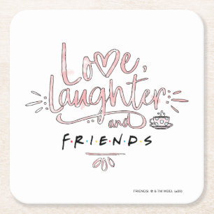 Love, Laughter and FRIENDS™ Kartonnen Onderzetters
