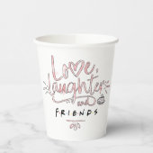 Love, Laughter and FRIENDS™ Papieren Bekers (Links)