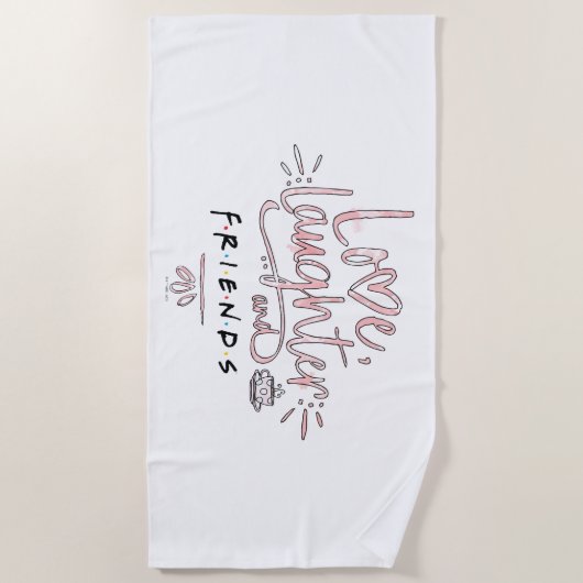 Love, Laughter and FRIENDS™ Strandlaken (Voorkant)