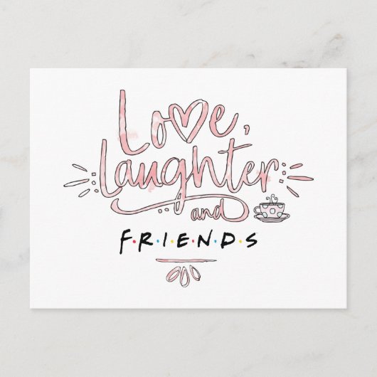 Love, Laughter and FRIENDS™ Uitnodiging Briefkaart (Voorkant)